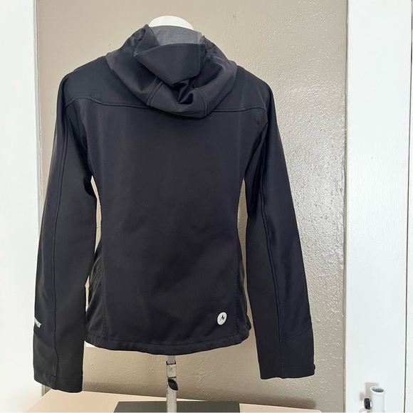 Marmot Women’s Gore Windstopper Softshell Jacket Black Size M Hooded - Picture 6 of 17